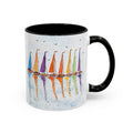 Sailboat Reflections Two Tone Coffee Mugs - Blue Cava