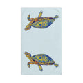 Sea Turtle "Issac" Cotton Hand Towel - Blue Cava