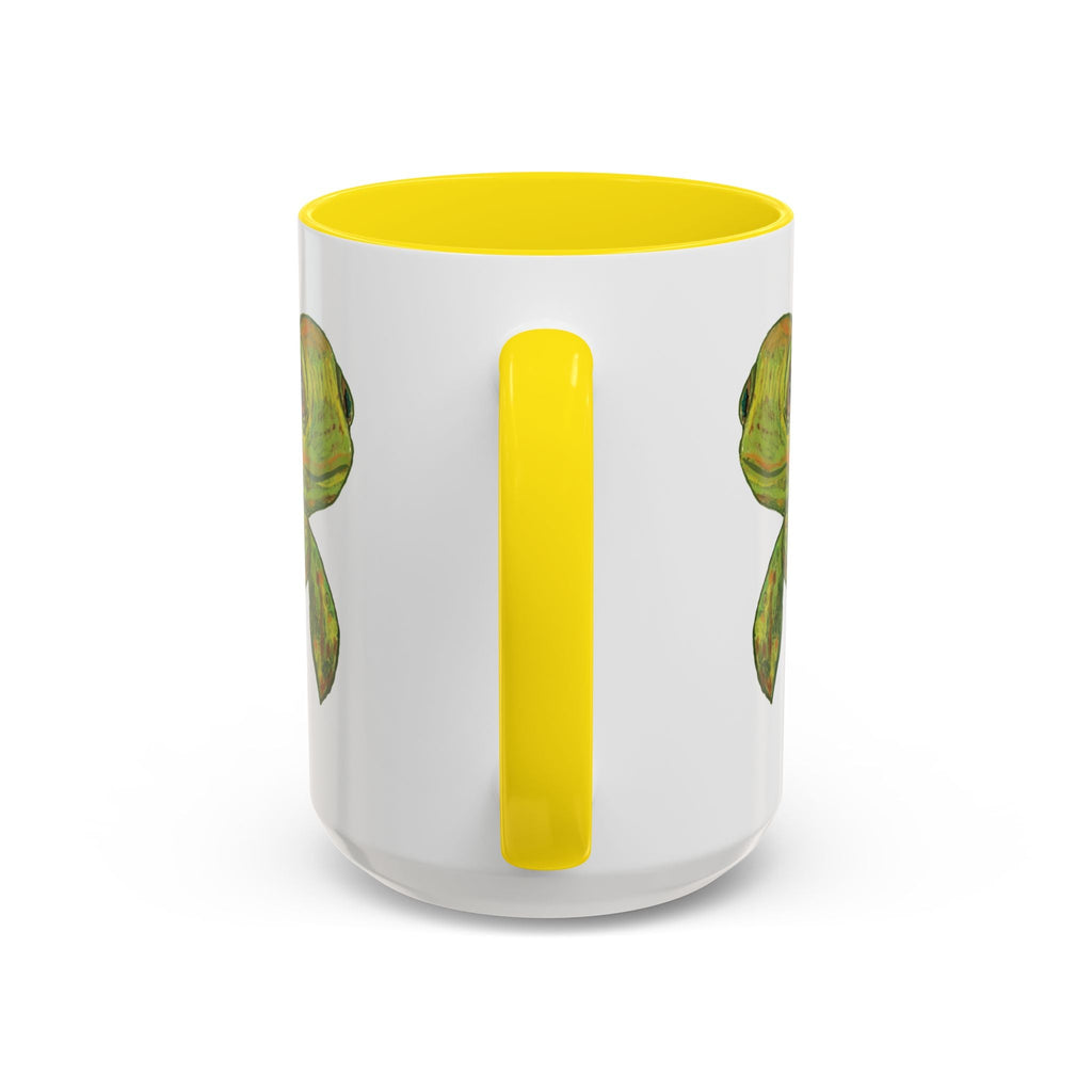 Sea Turtle "Shelly" Two Tone Ceramic Coffee Mugs - Blue Cava