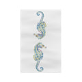 Seahorse Microfiber Waffle Kitchen Towel - Blue Cava