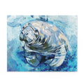 Serene Manatee Puzzles - 120, 252, 500 - Piece | Relaxing Puzzle - Blue Cava