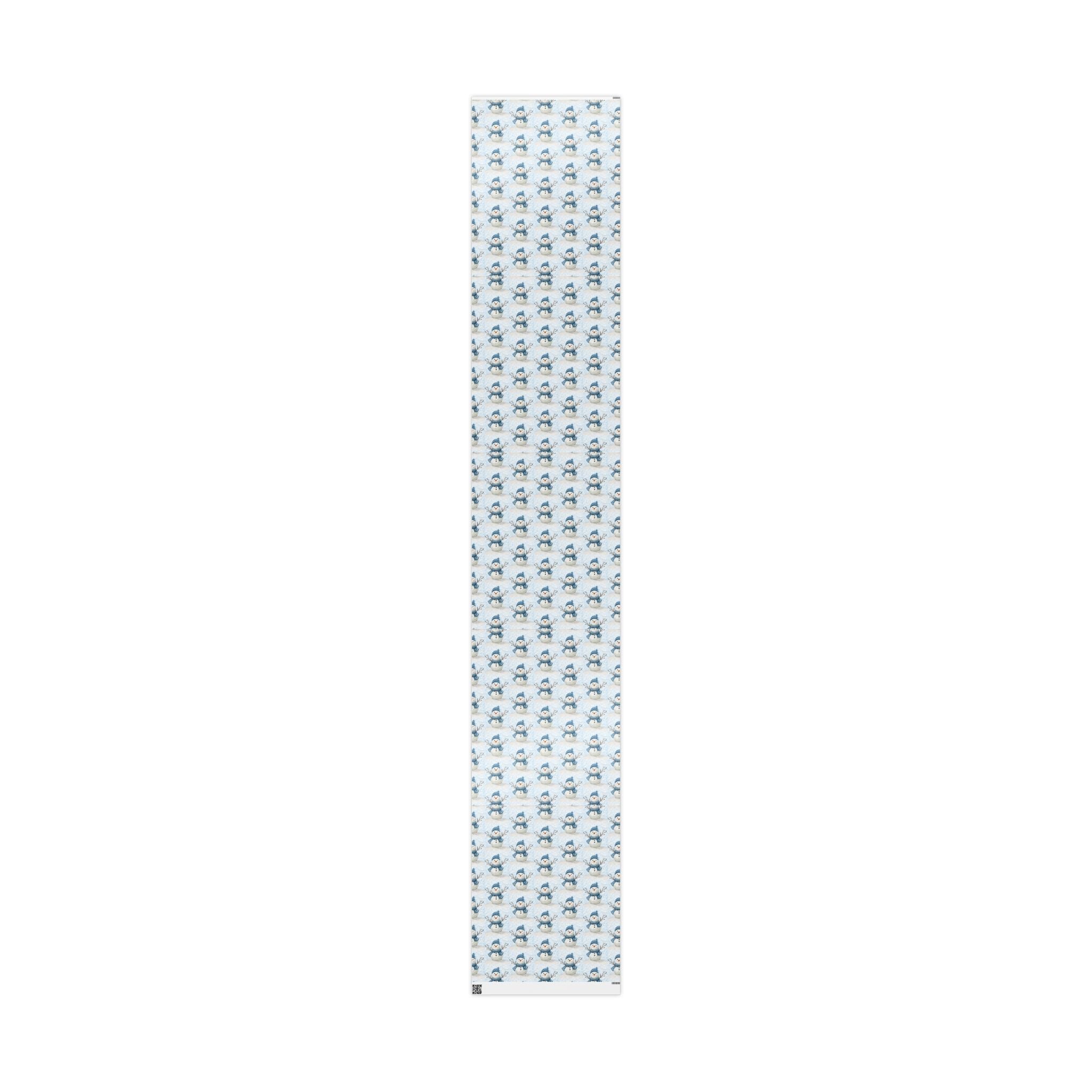 Snowman Gift Wrapping Papers - Blue Cava
