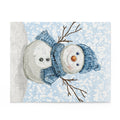 Snowman Puzzles for Winter Fun, 120 - 500 Piece Jigsaw - Blue Cava