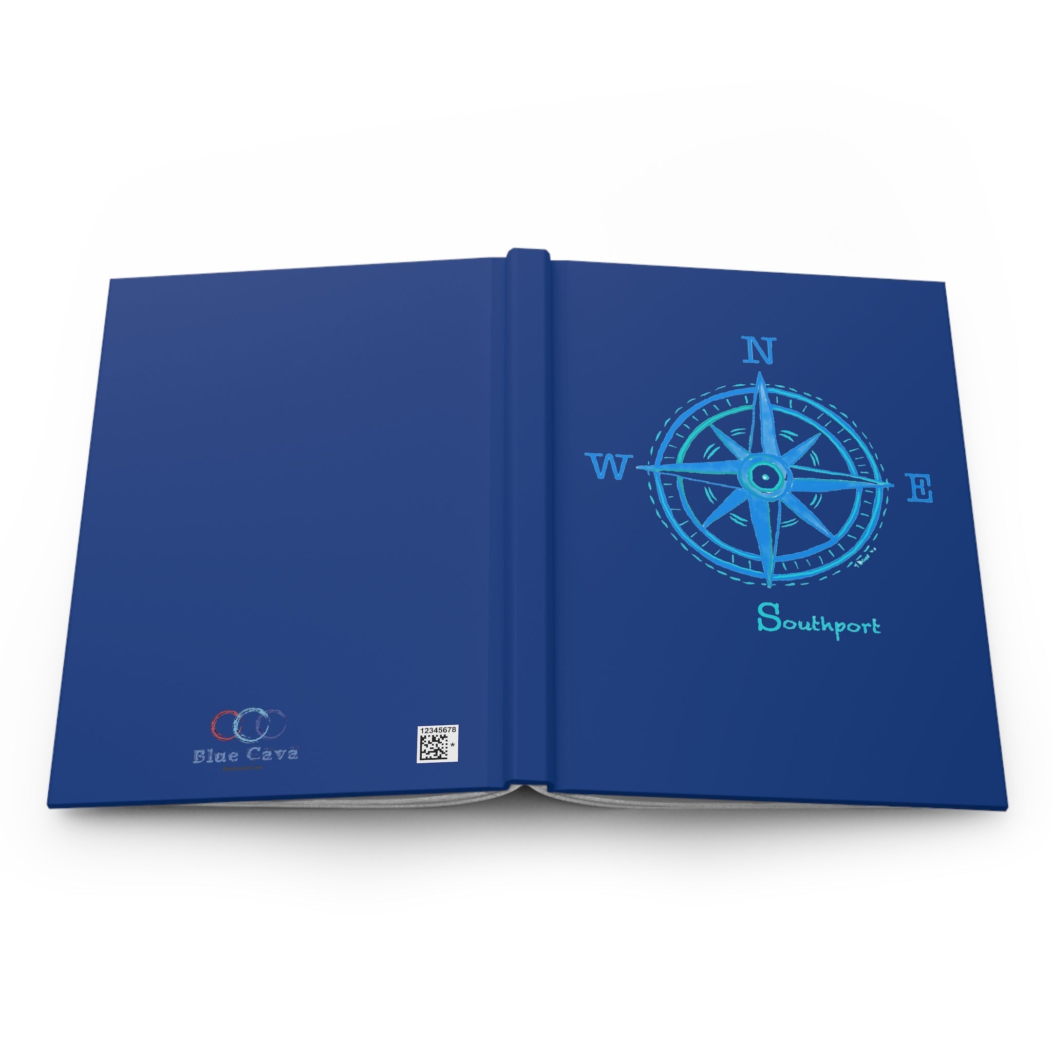 Southport Hardcover Journal Matte - Blue Cava