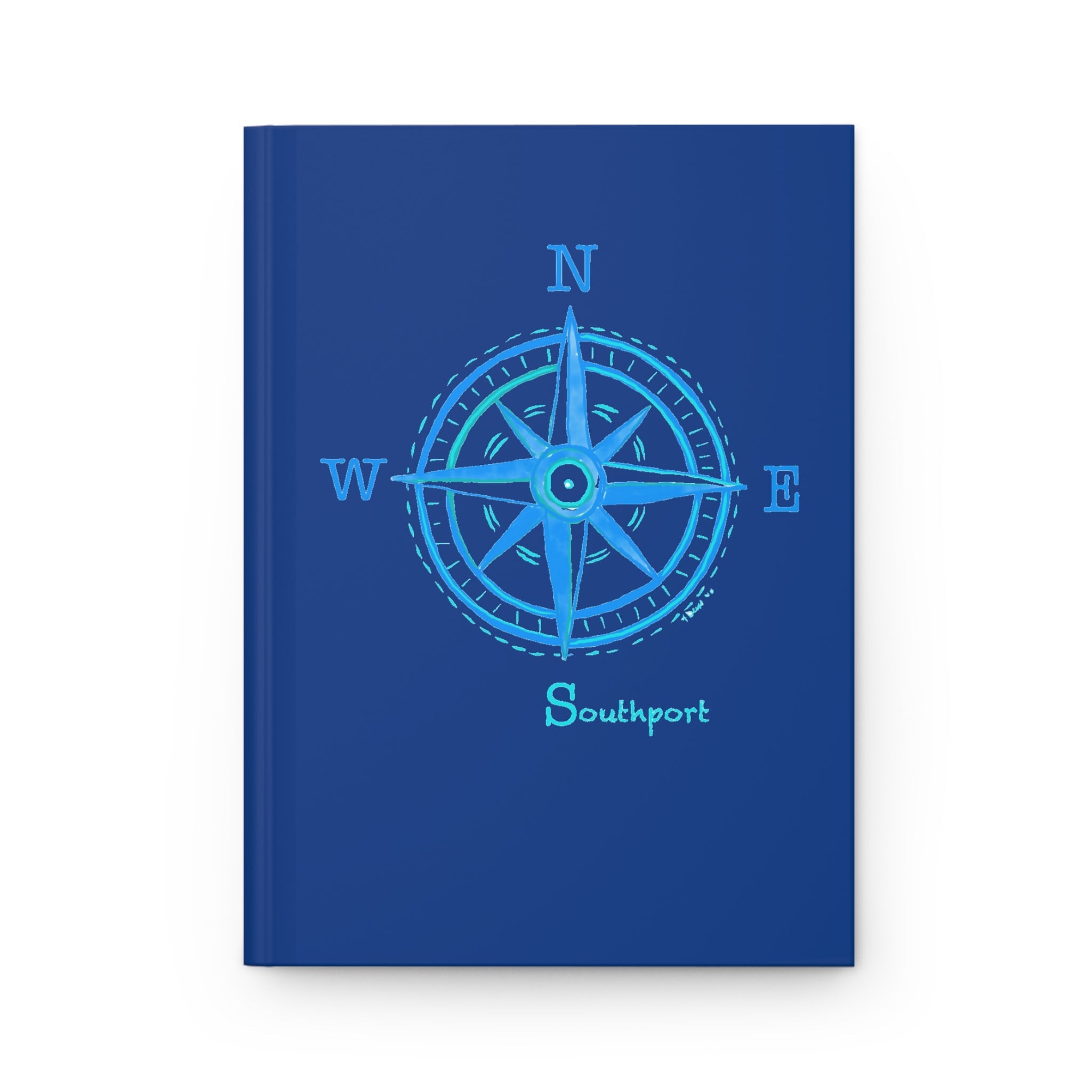 Southport Hardcover Journal Matte - Blue Cava