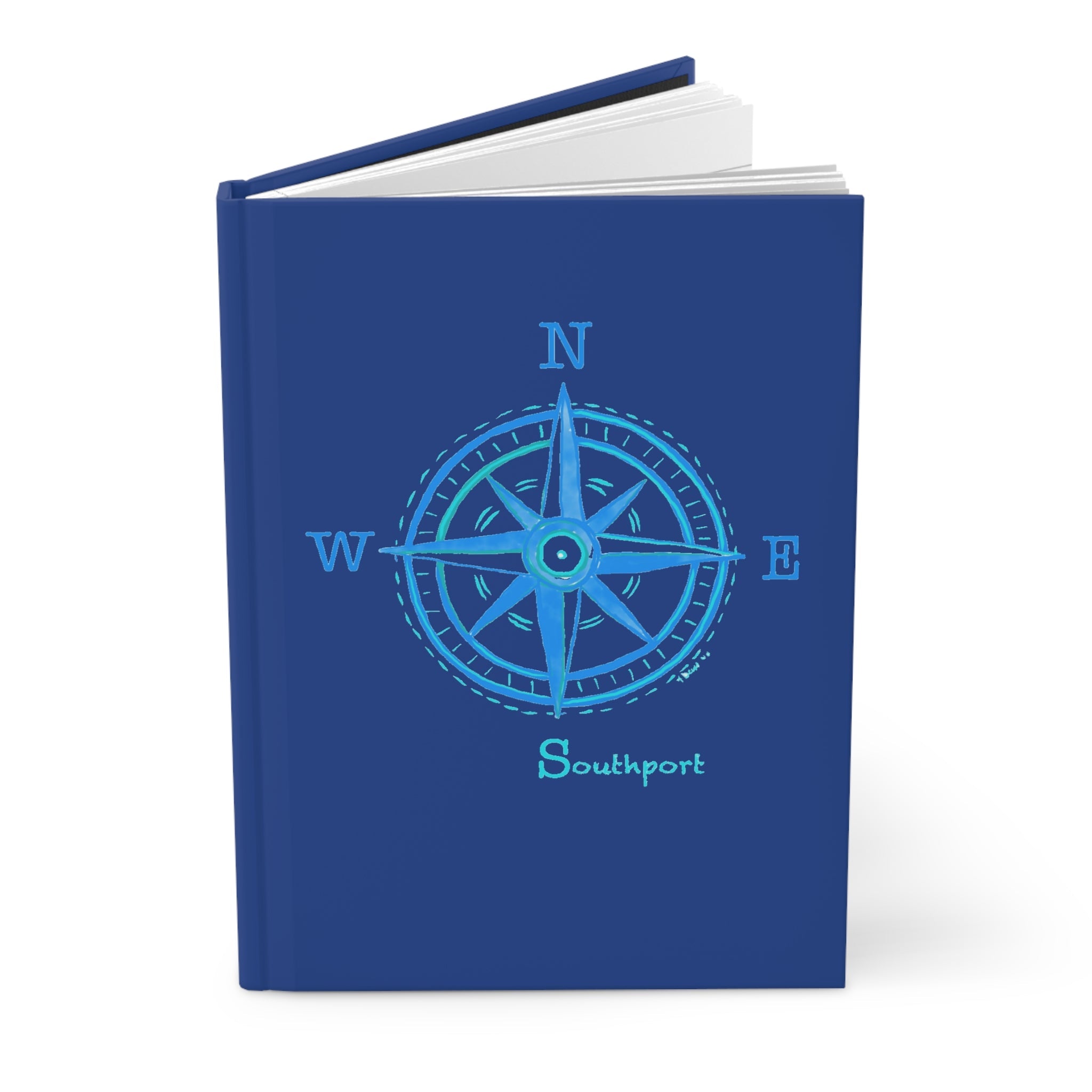 Southport Hardcover Journal Matte - Blue Cava