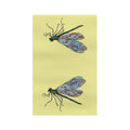 Spring Dragonfly Microfiber Waffle Kitchen Towel - Blue Cava