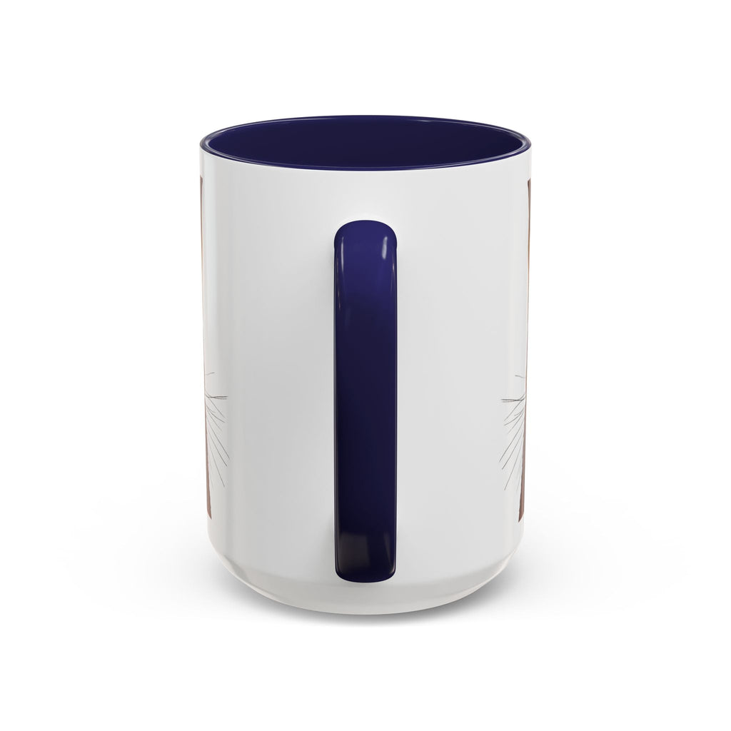 Squirrel Two Tone Ceramic Coffee Mugs - Blue Cava