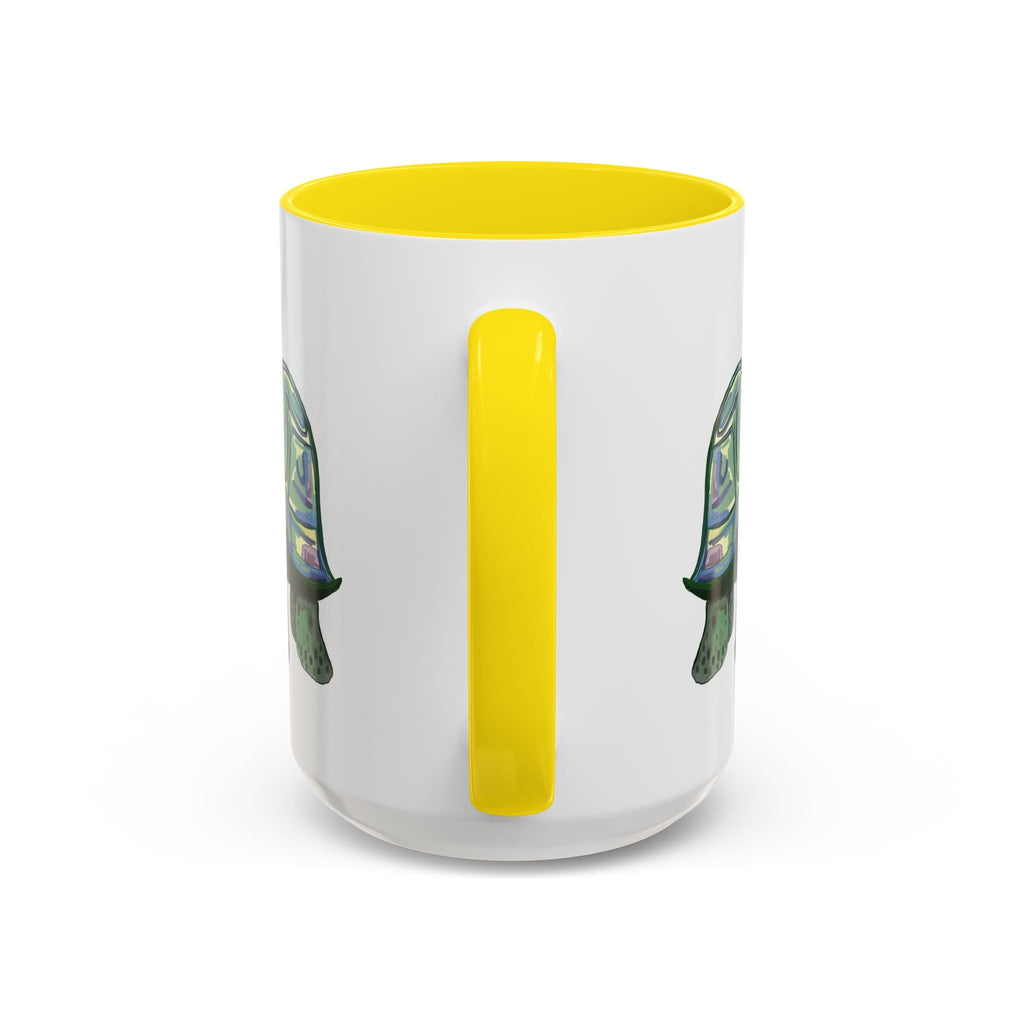 Stewie Sea Turtle Two Tone Ceramic Mug - 11oz & 15oz - Blue Cava