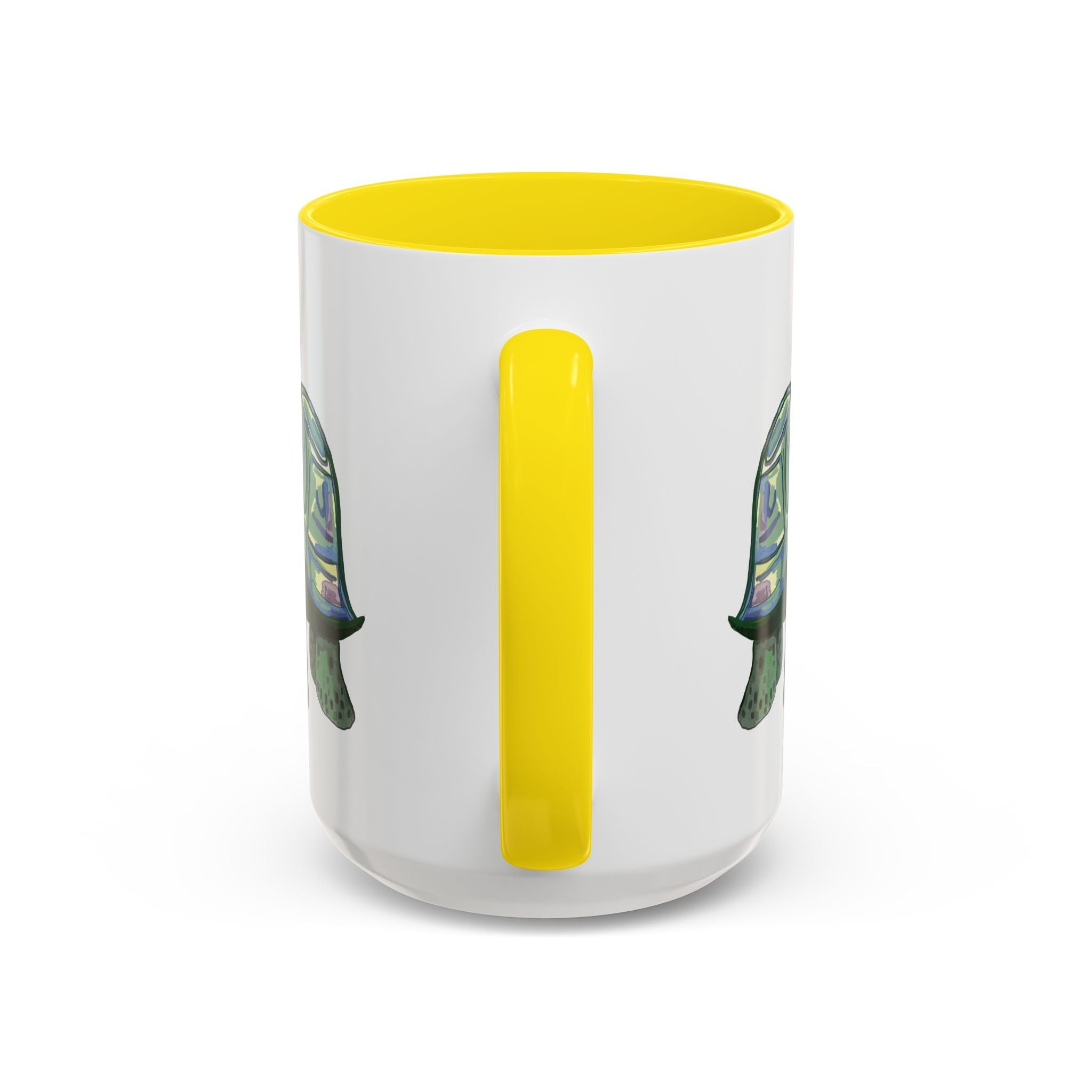 Stewie Sea Turtle Two Tone Ceramic Mug - 11oz & 15oz - Blue Cava