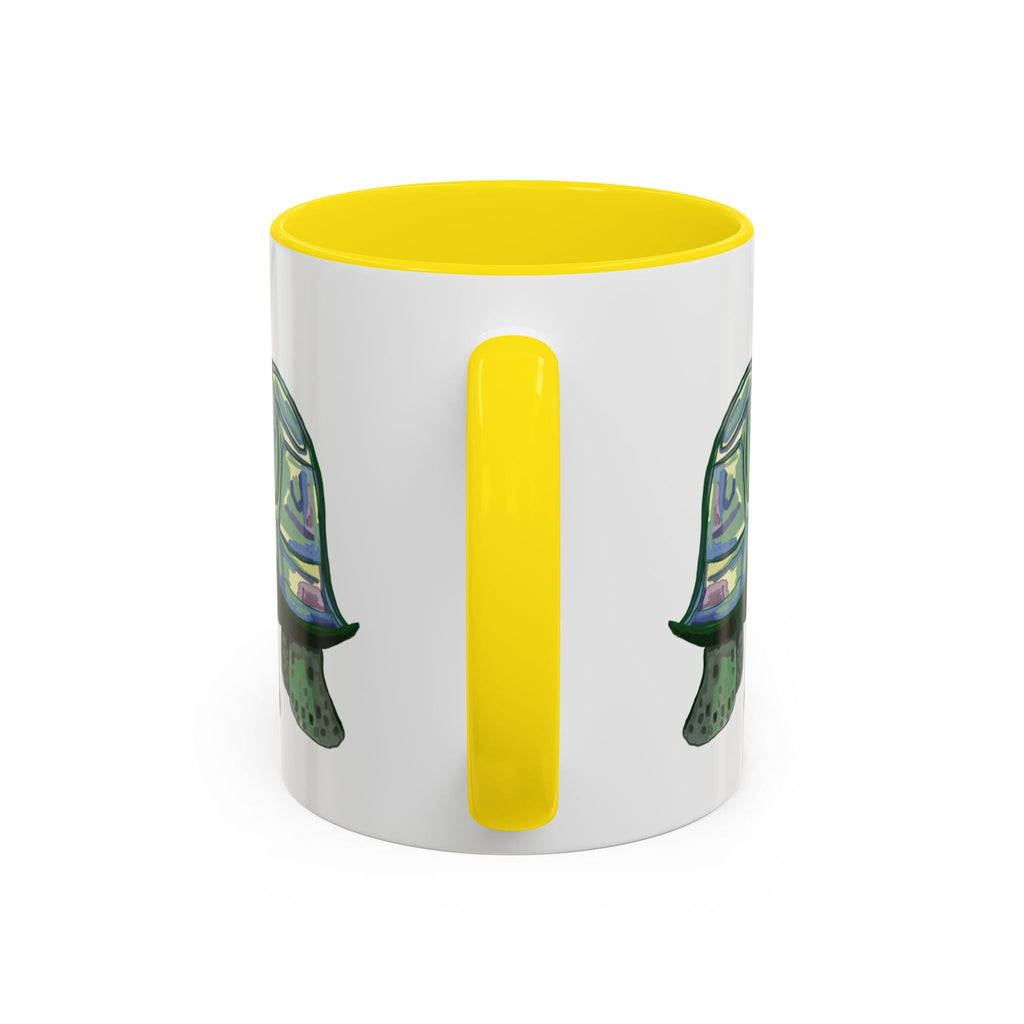 Stewie Sea Turtle Two Tone Ceramic Mug - 11oz & 15oz - Blue Cava