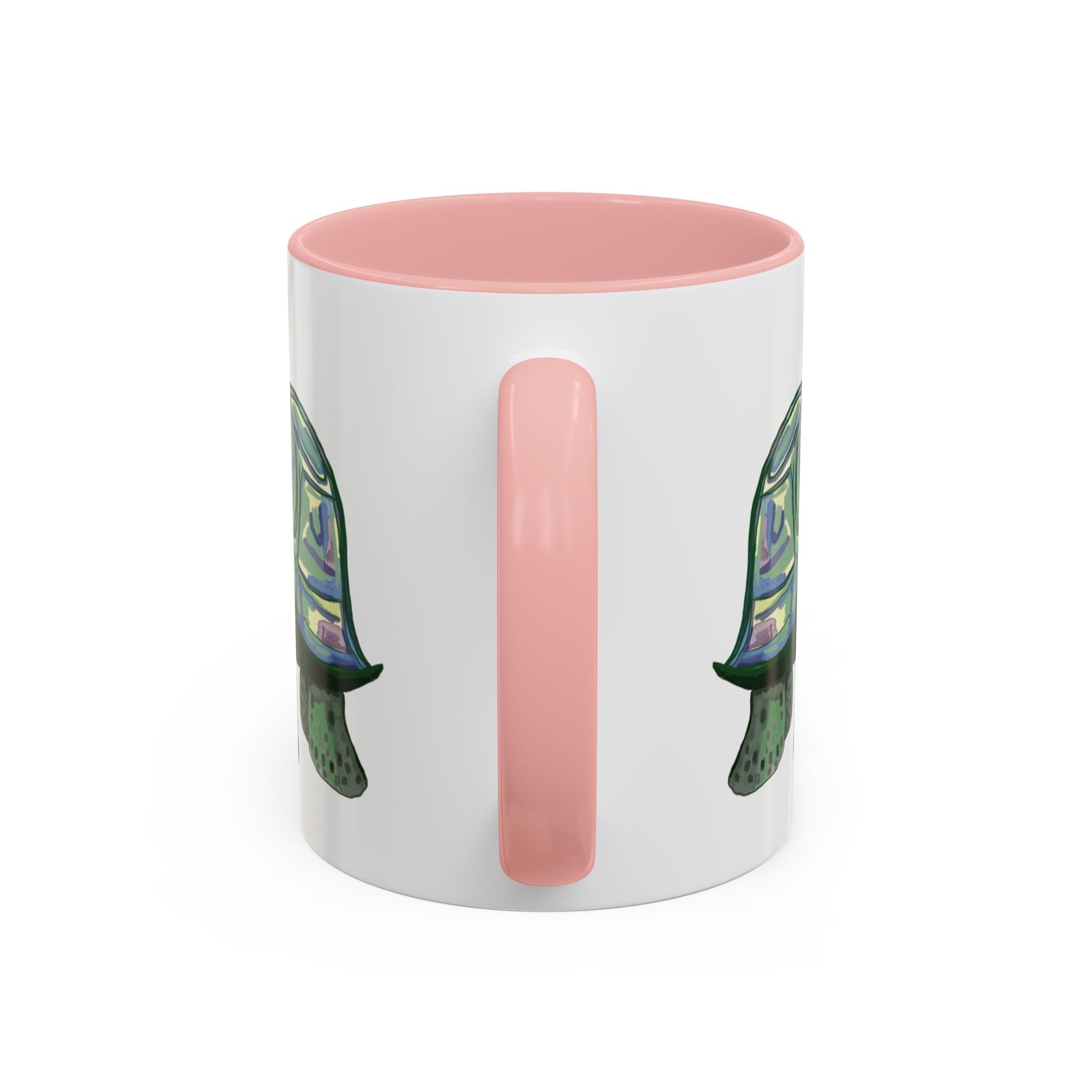 Stewie Sea Turtle Two Tone Ceramic Mug - 11oz & 15oz - Blue Cava