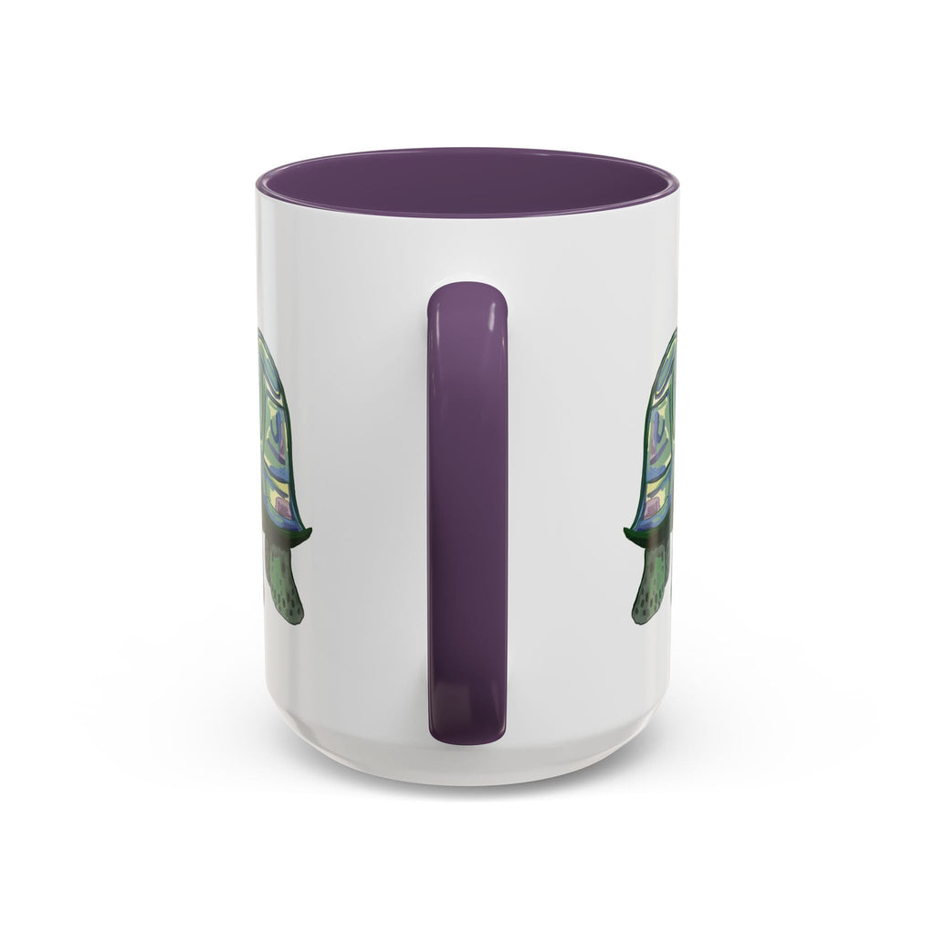 Stewie Sea Turtle Two Tone Ceramic Mug - 11oz & 15oz - Blue Cava