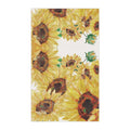 Sunflower Kitchen Tea Towels - Floral Decor - Blue Cava
