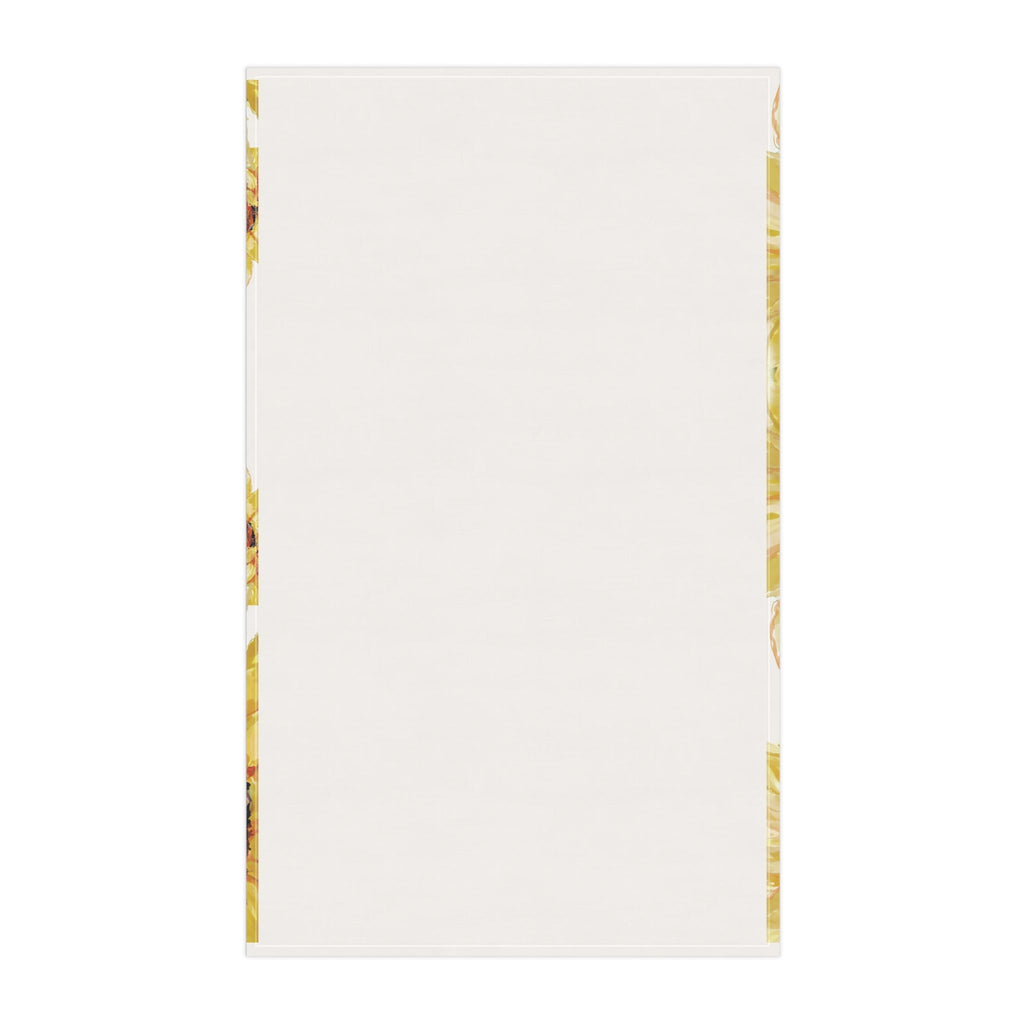 Sunflower Kitchen Tea Towels - Floral Decor - Blue Cava