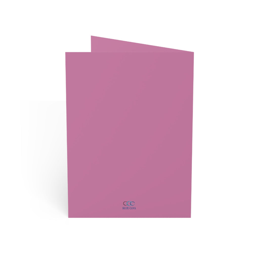 Sweet Ice Cream Love Greeting Cards Set - Blue Cava