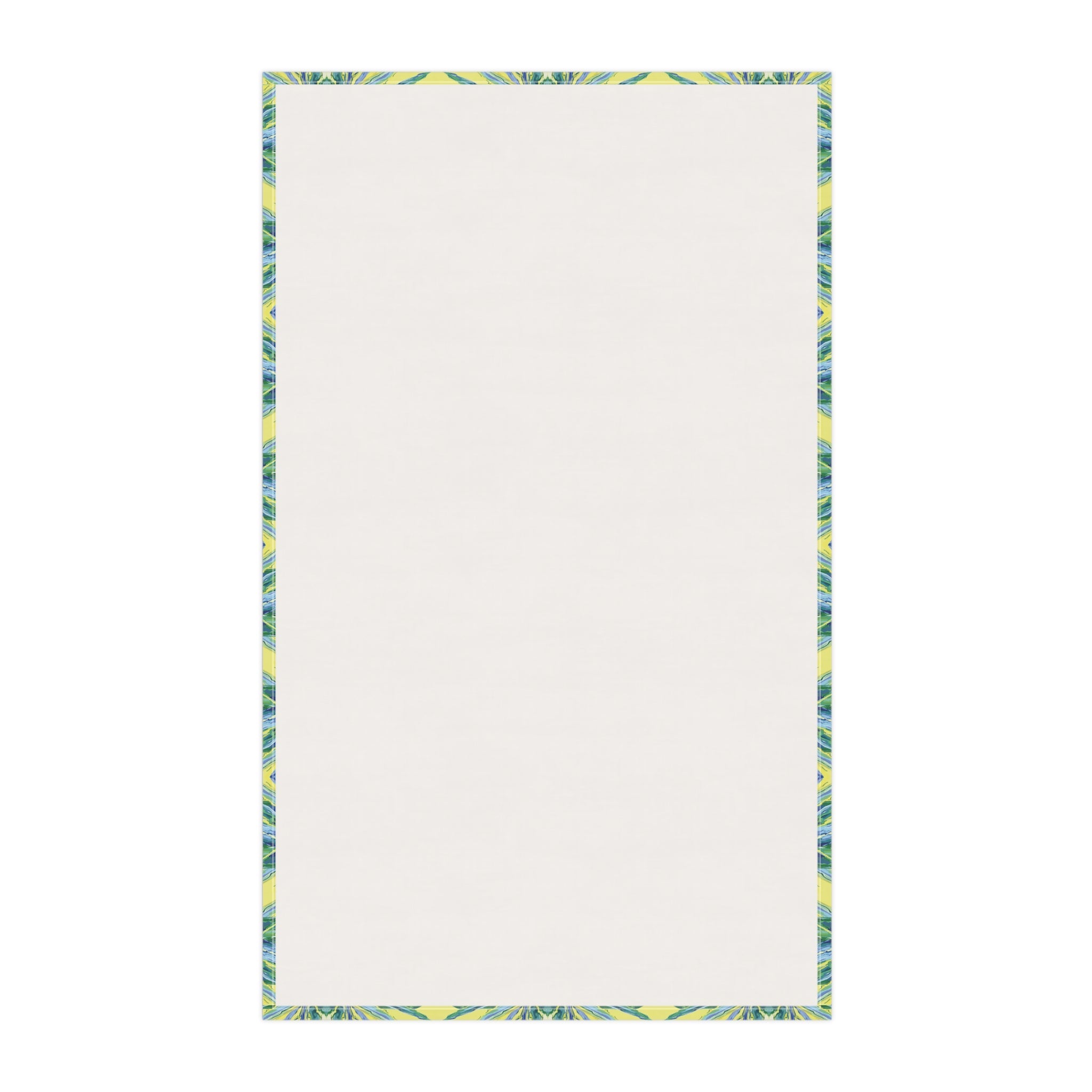 Vibrant Floral Kitchen Tea Towels - Eco - Friendly - Blue Cava