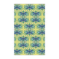 Vibrant Floral Kitchen Tea Towels - Eco - Friendly - Blue Cava