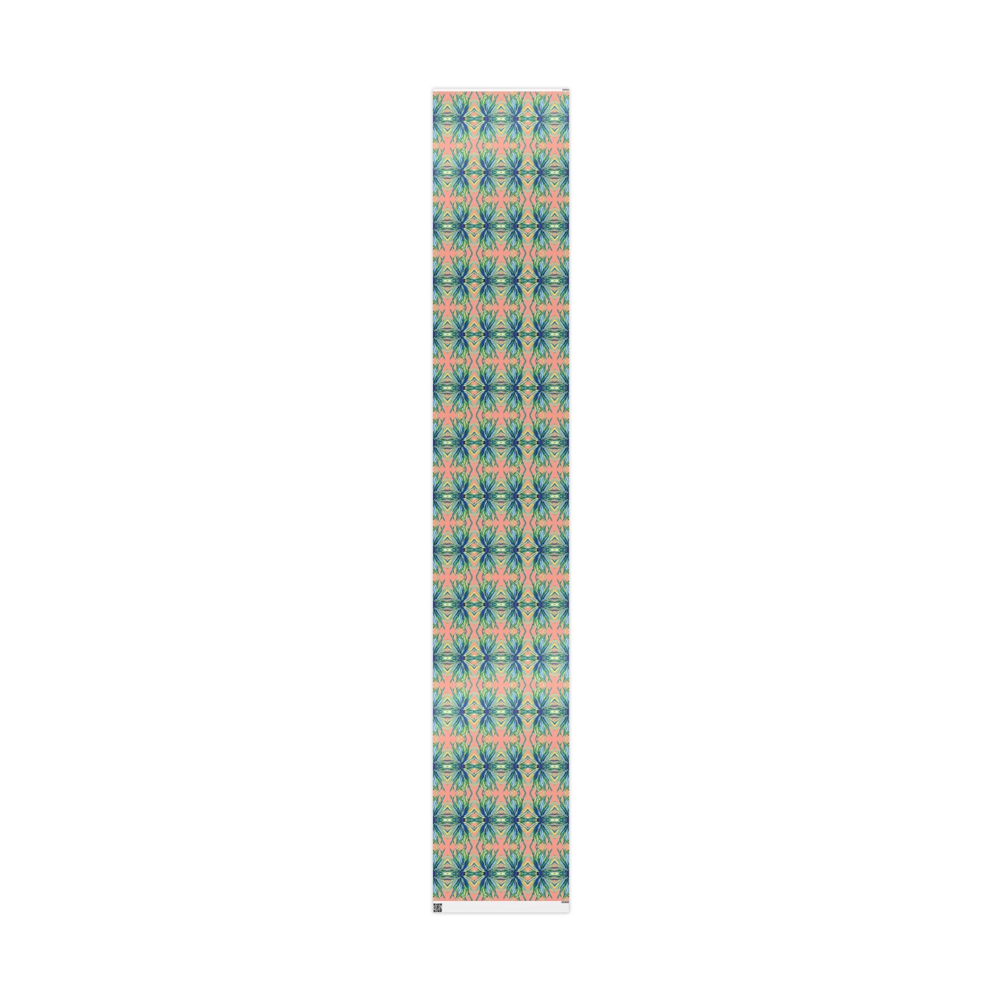 Vibrant Floral Gift Wrapping Paper - Eco-Friendly. Available in matte or glossy, 30 x 36, 30 x 72 and 30 x 180