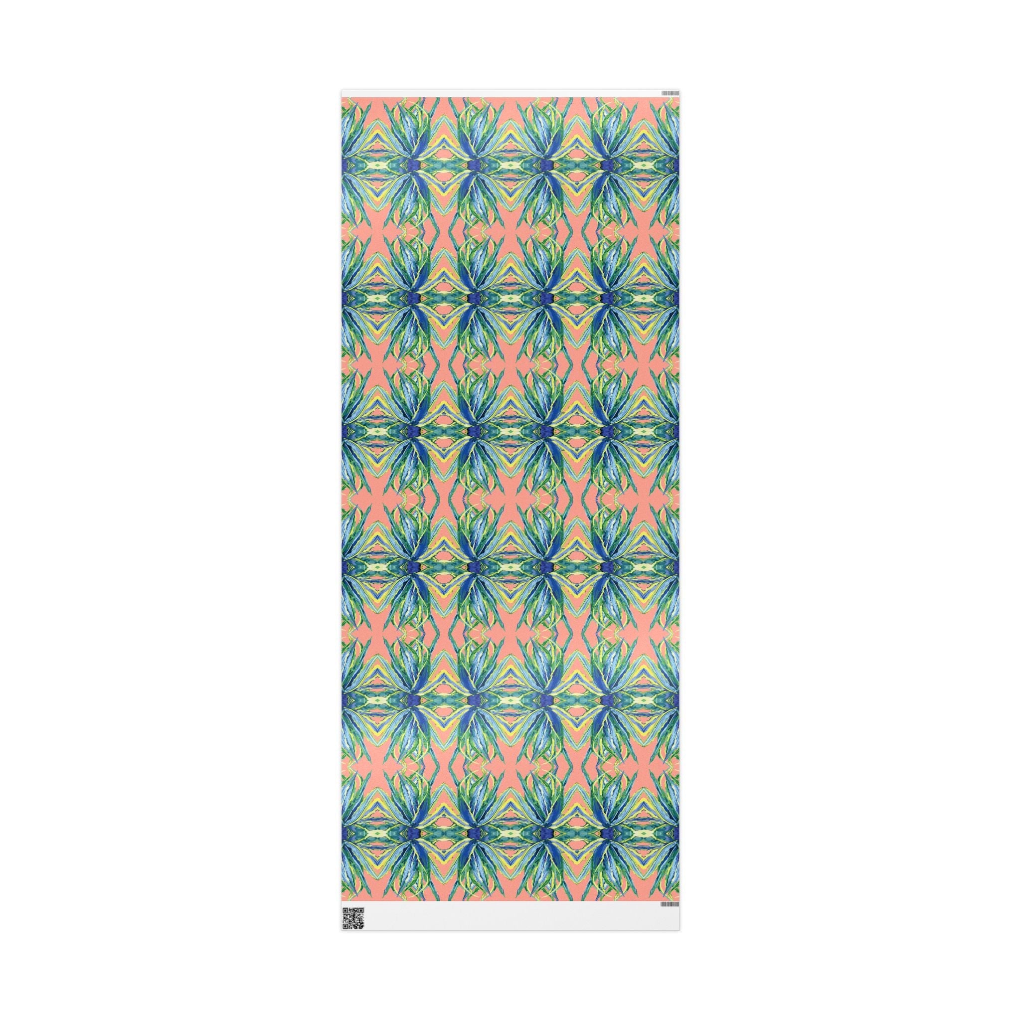 Vibrant Floral Gift Wrapping Paper - Eco-Friendly. Available in matte or glossy, 30 x 36, 30 x 72 and 30 x 180