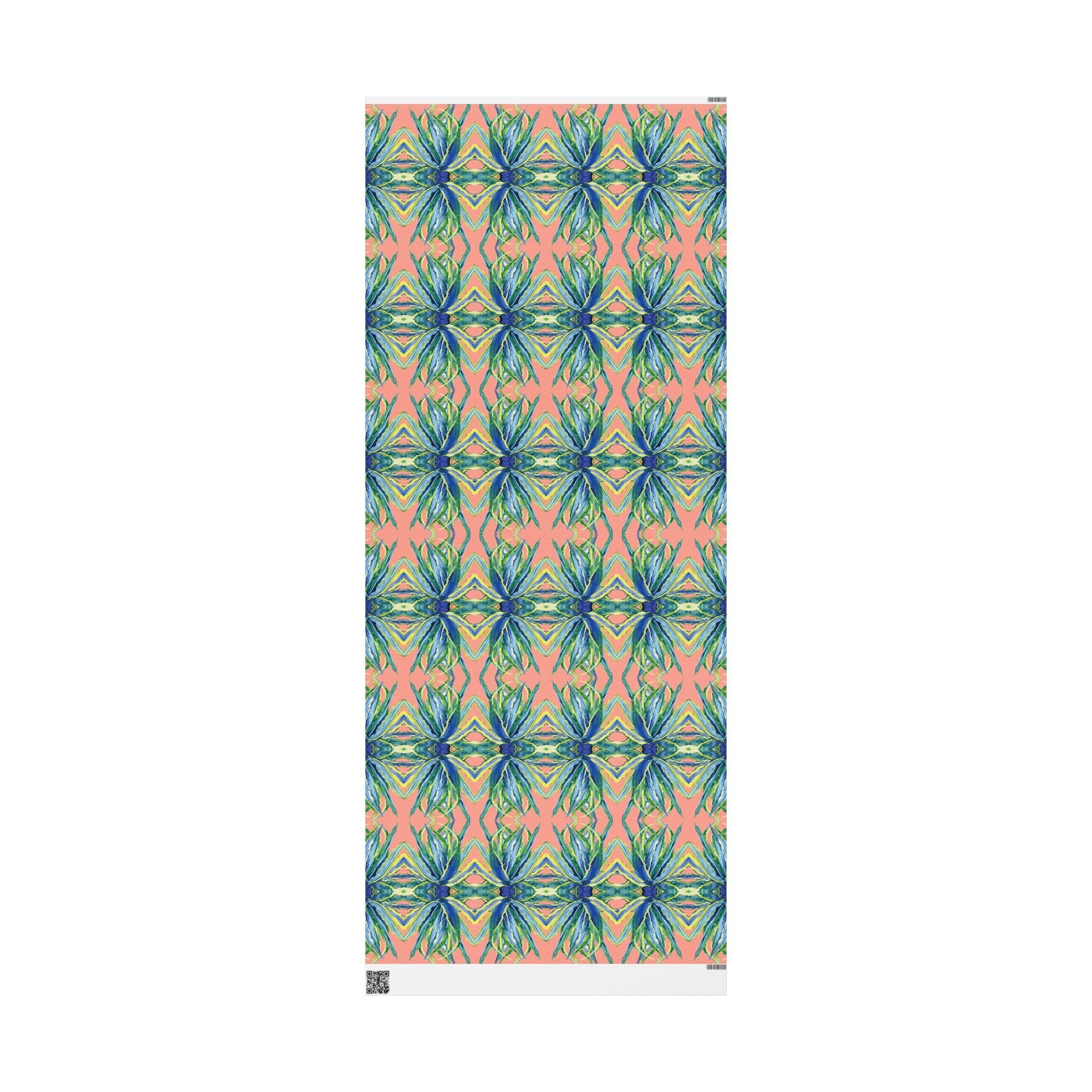 Vibrant Floral Gift Wrapping Paper - Eco-Friendly. Available in matte or glossy, 30 x 36, 30 x 72 and 30 x 180