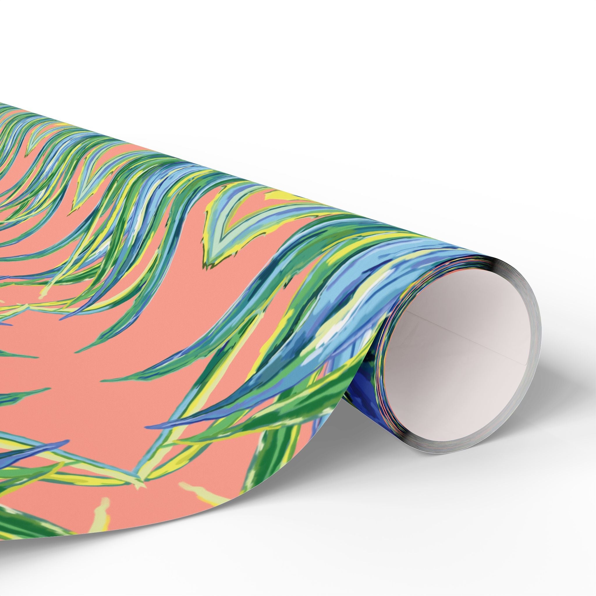 Vibrant Floral Gift Wrapping Paper - Eco-Friendly. Available in matte or glossy, 30 x 36, 30 x 72 and 30 x 180