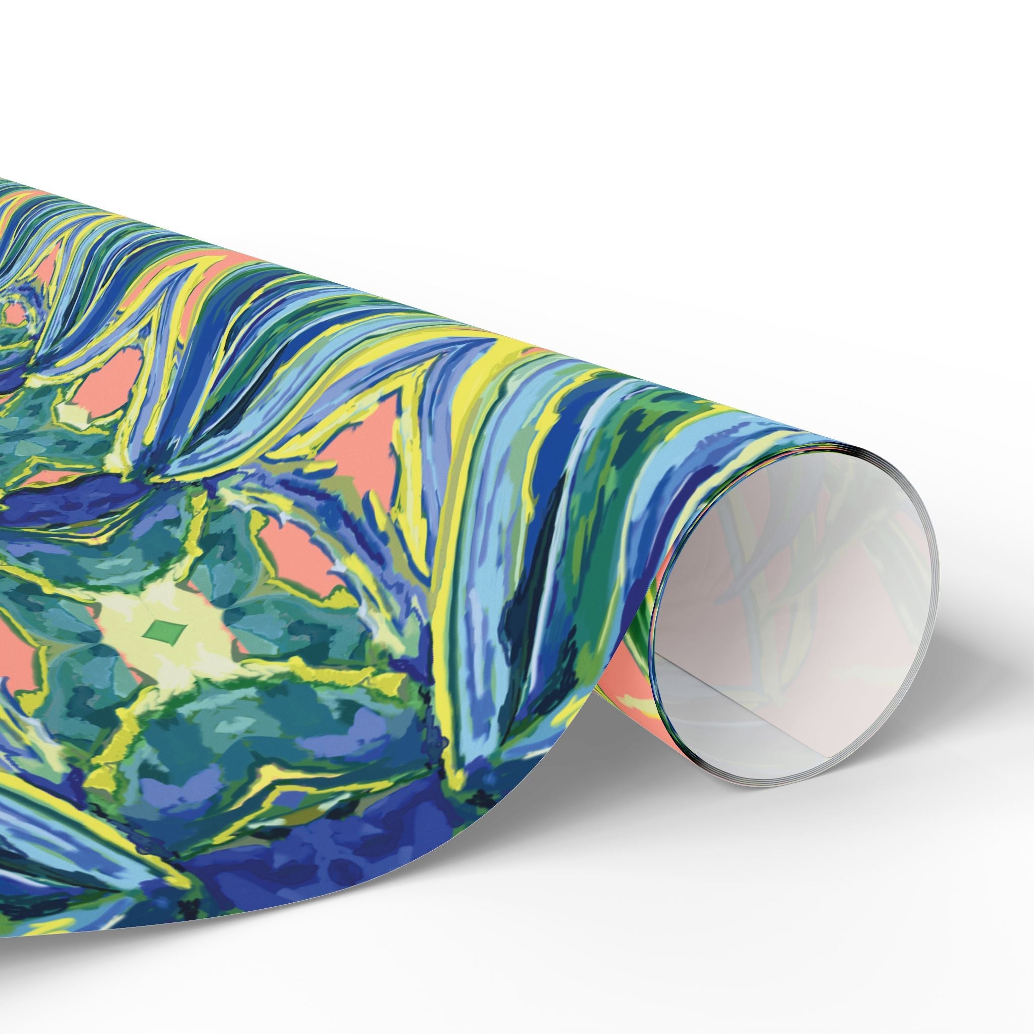 Vibrant Floral Gift Wrapping Paper - Eco-Friendly. Available in matte or glossy, 30 x 36, 30 x 72 and 30 x 180