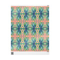 Vibrant Floral Gift Wrapping Paper - Eco-Friendly. Available in matte or glossy, 30 x 36, 30 x 72 and 30 x 180