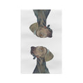 Weimaraner “Annie” Microfiber Waffle Kitchen Towel - Blue Cava