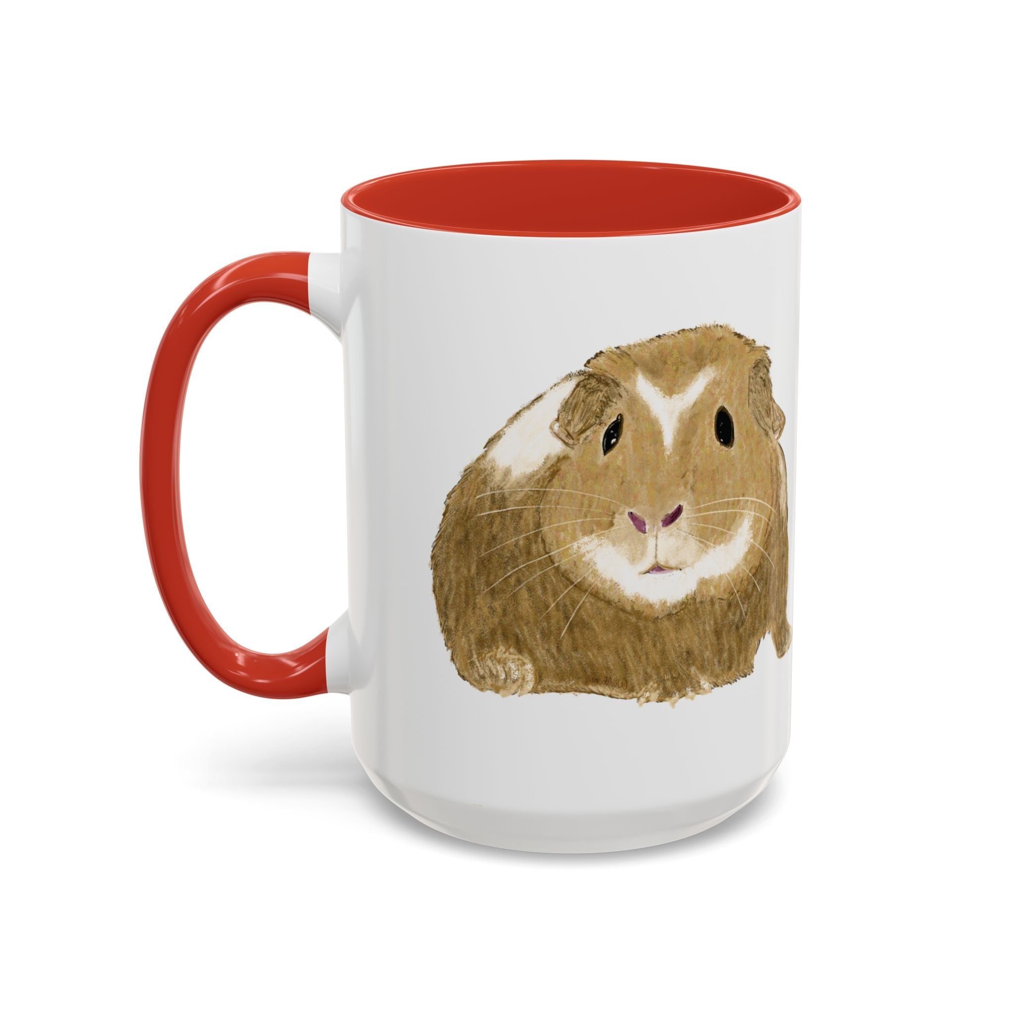 Wishbone Guinea Pig Two Tone Ceramic Coffee Mugs - Blue Cava