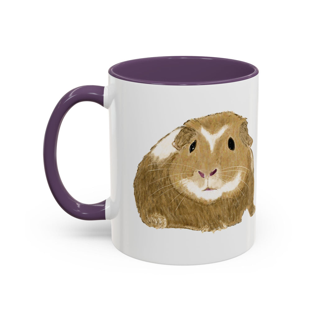 Wishbone Guinea Pig Two Tone Ceramic Coffee Mugs - Blue Cava