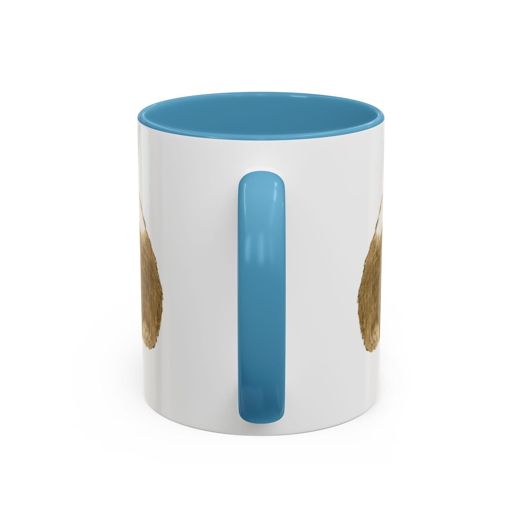 Wishbone Guinea Pig Two Tone Ceramic Coffee Mugs - Blue Cava