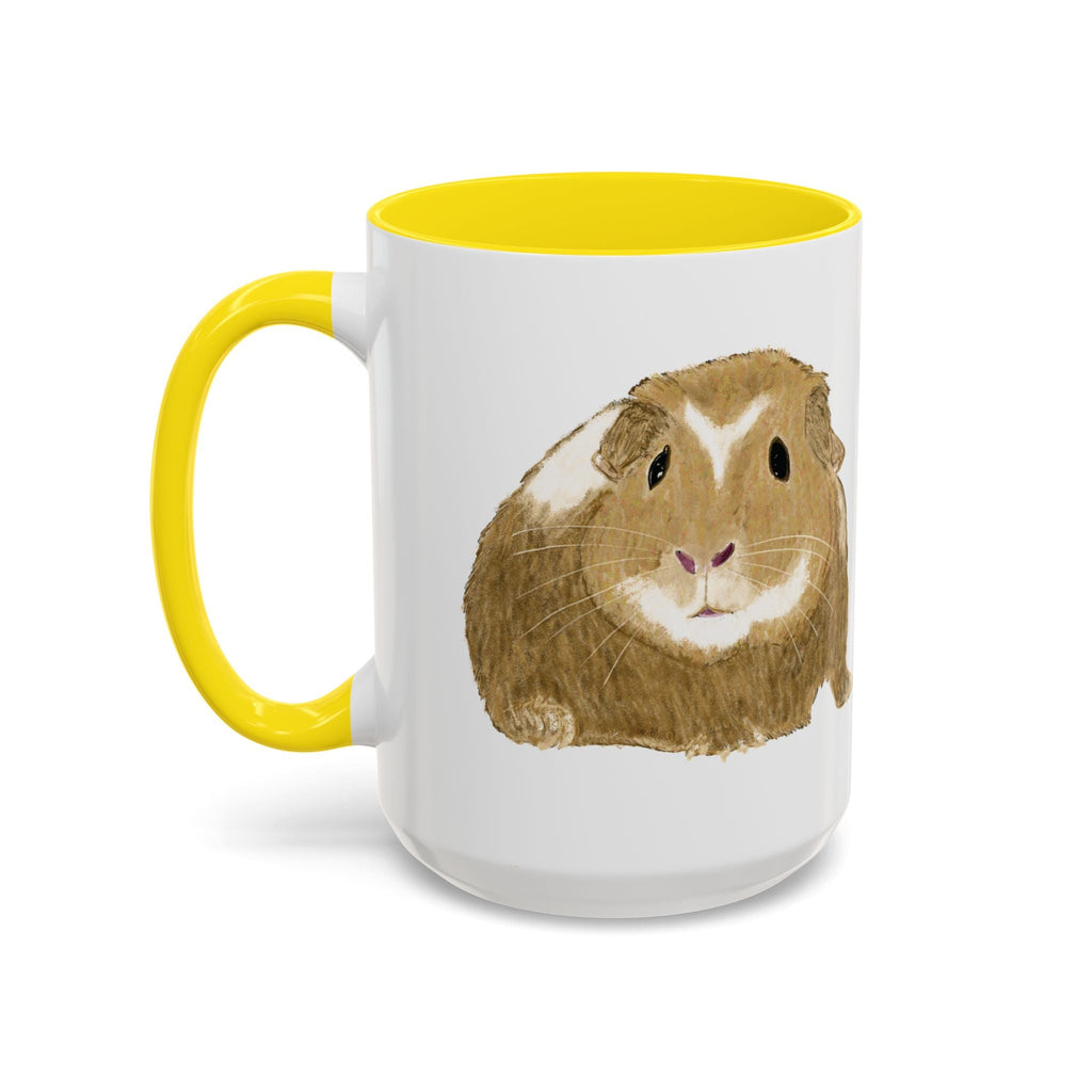 Wishbone Guinea Pig Two Tone Ceramic Coffee Mugs - Blue Cava