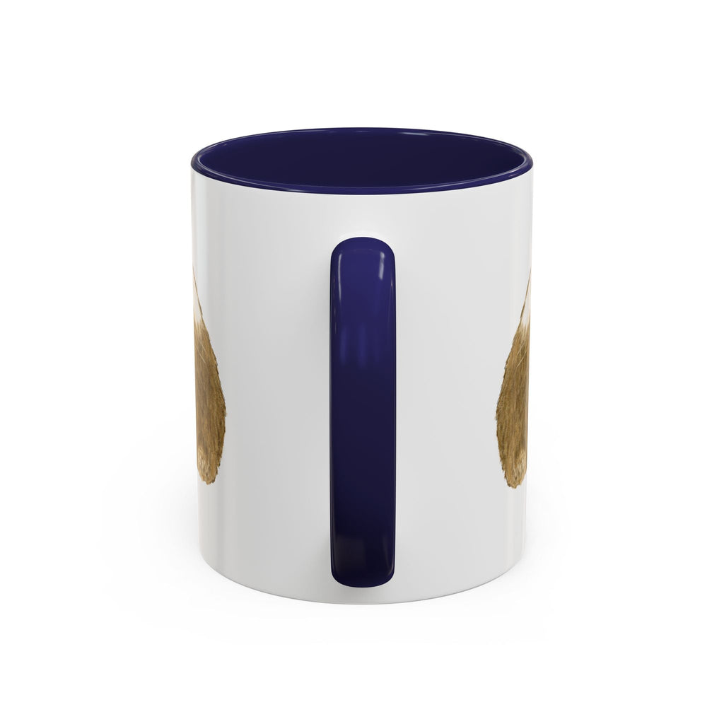 Wishbone Guinea Pig Two Tone Ceramic Coffee Mugs - Blue Cava