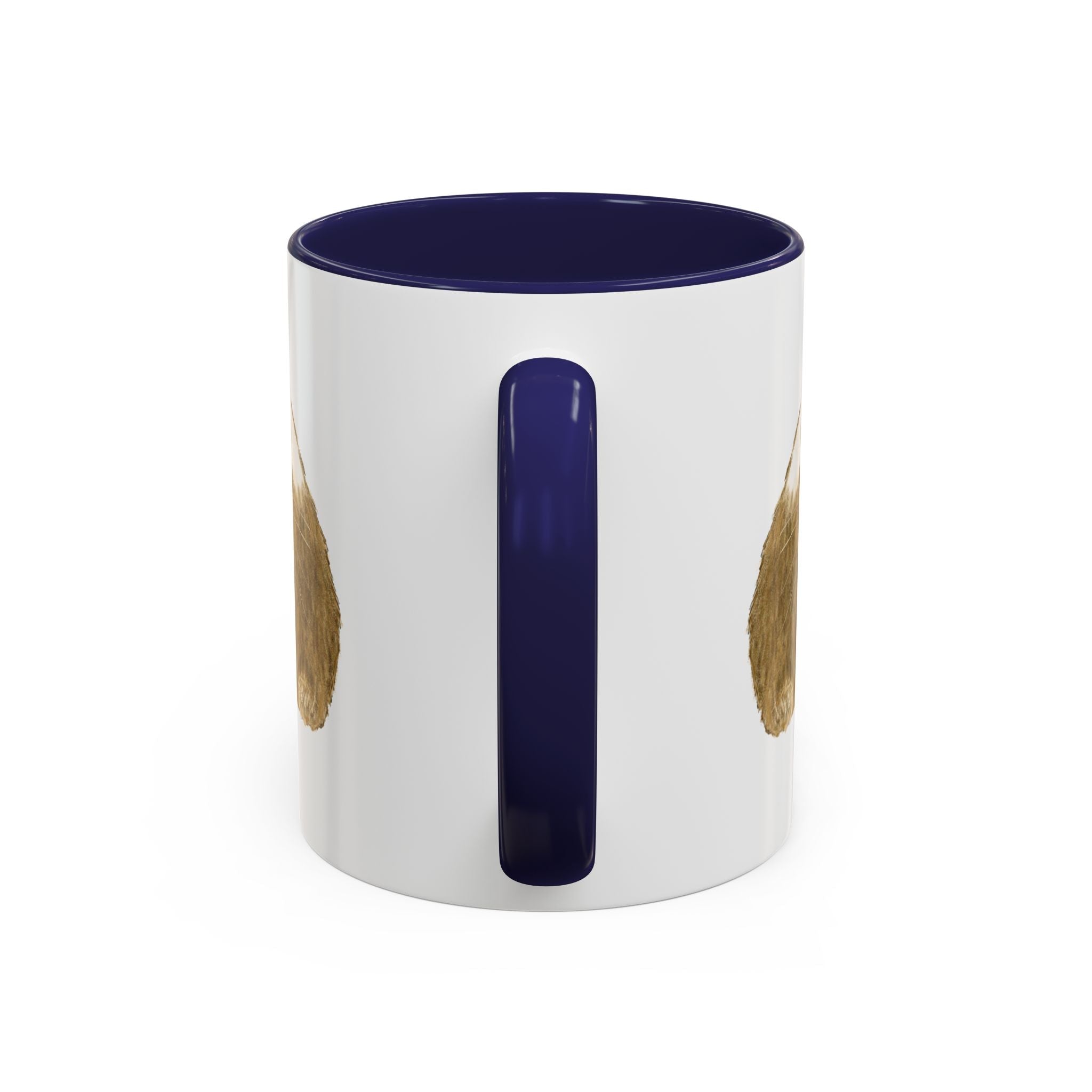 Wishbone Guinea Pig Two Tone Ceramic Coffee Mugs - Blue Cava