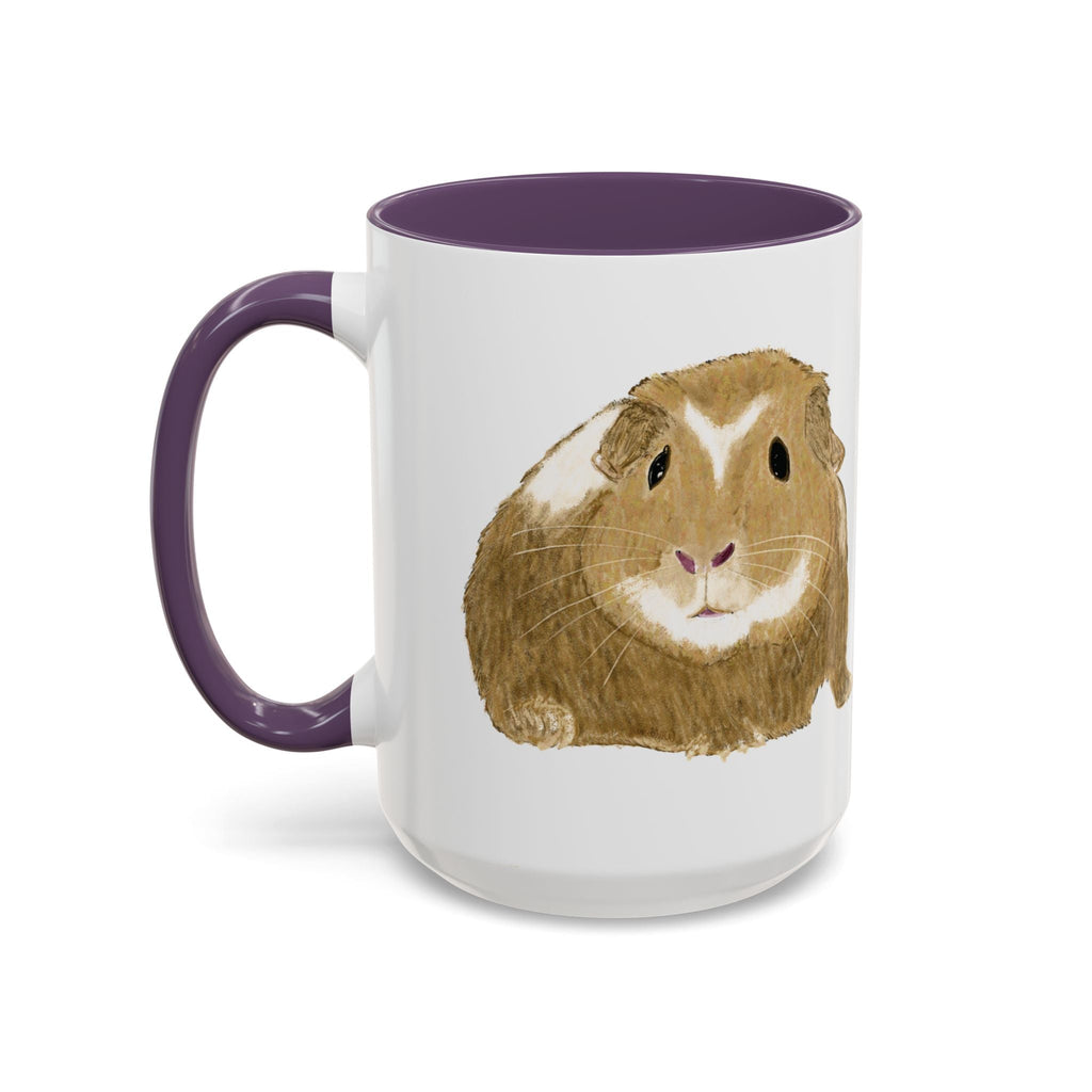 Wishbone Guinea Pig Two Tone Ceramic Coffee Mugs - Blue Cava