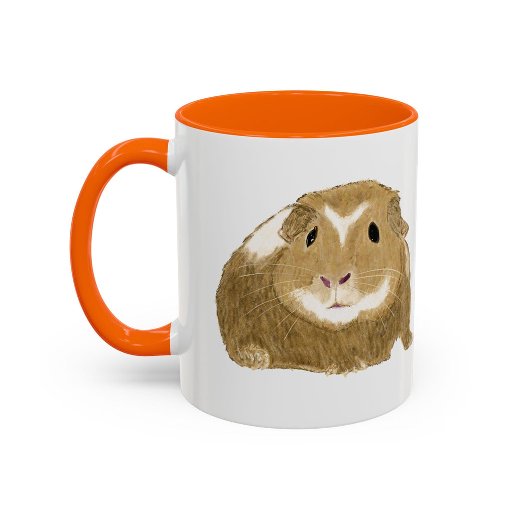 Wishbone Guinea Pig Two Tone Ceramic Coffee Mugs - Blue Cava