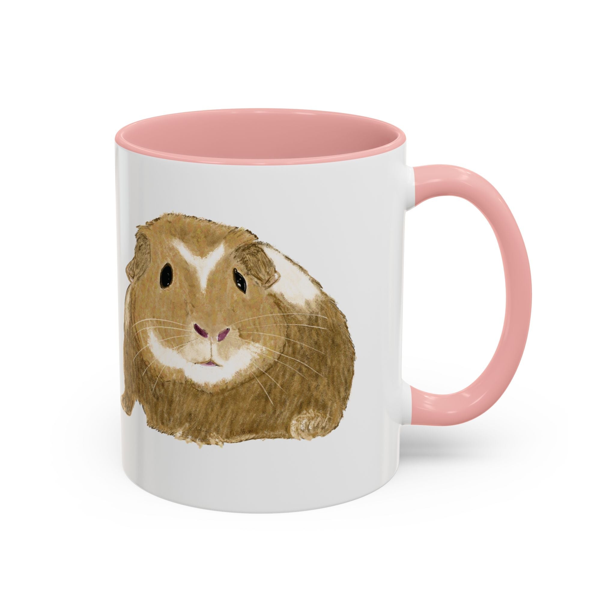 Wishbone Guinea Pig Two Tone Ceramic Coffee Mugs - Blue Cava