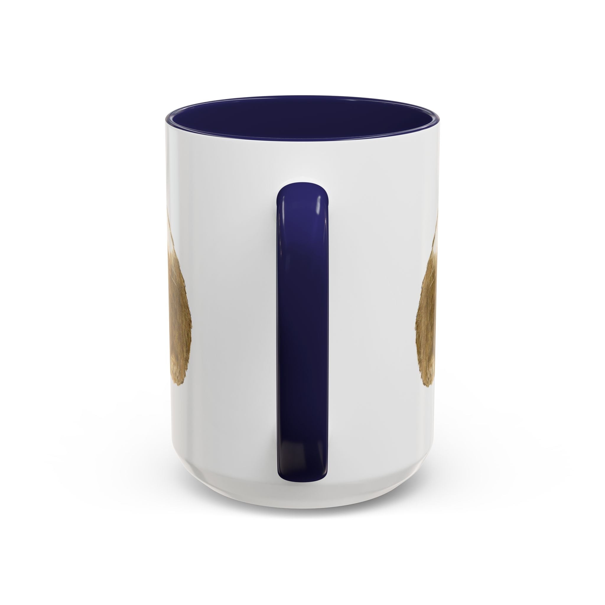 Wishbone Guinea Pig Two Tone Ceramic Coffee Mugs - Blue Cava