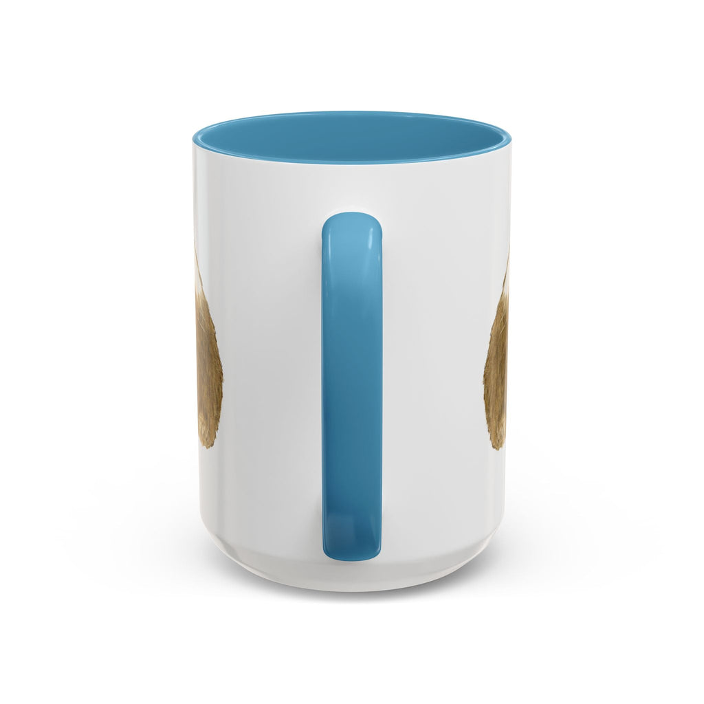 Wishbone Guinea Pig Two Tone Ceramic Coffee Mugs - Blue Cava
