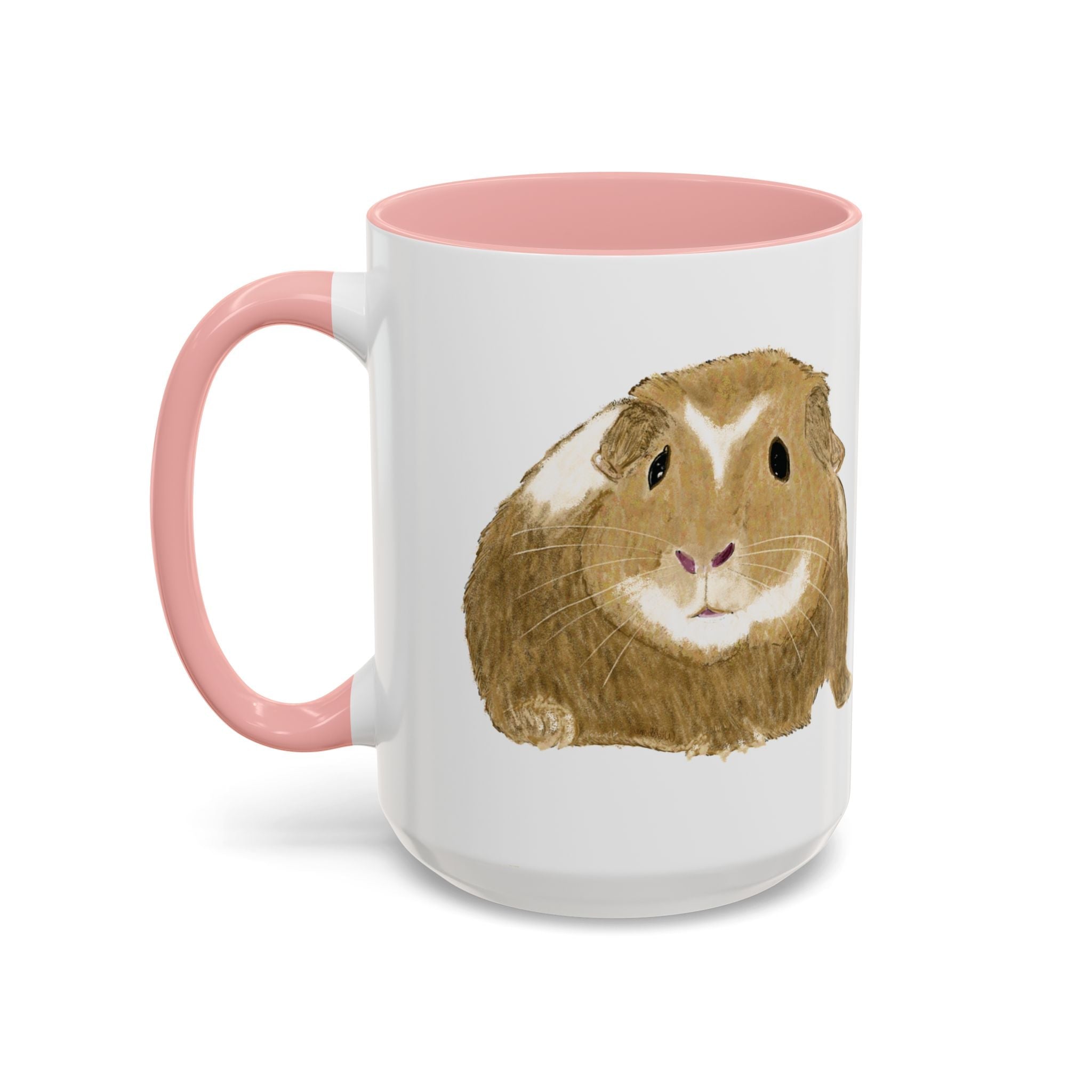 Wishbone Guinea Pig Two Tone Ceramic Coffee Mugs - Blue Cava