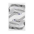 Your Love Guitar Cotton Hand Towel - Blue Cava