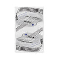 Your Love Guitar Microfiber Waffle Kitchen Towel - Blue Cava
